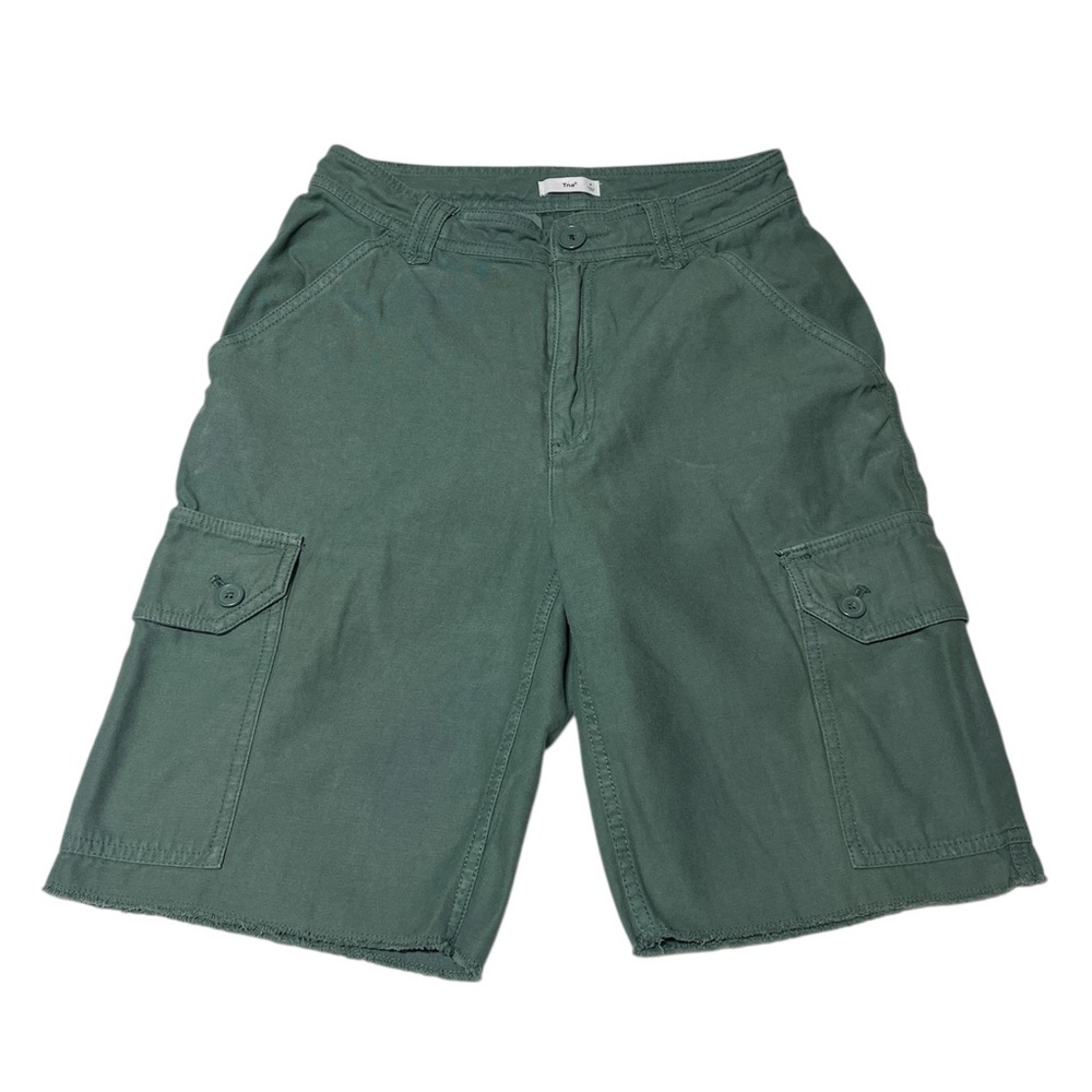 TNA Forest Green Cargo Shorts